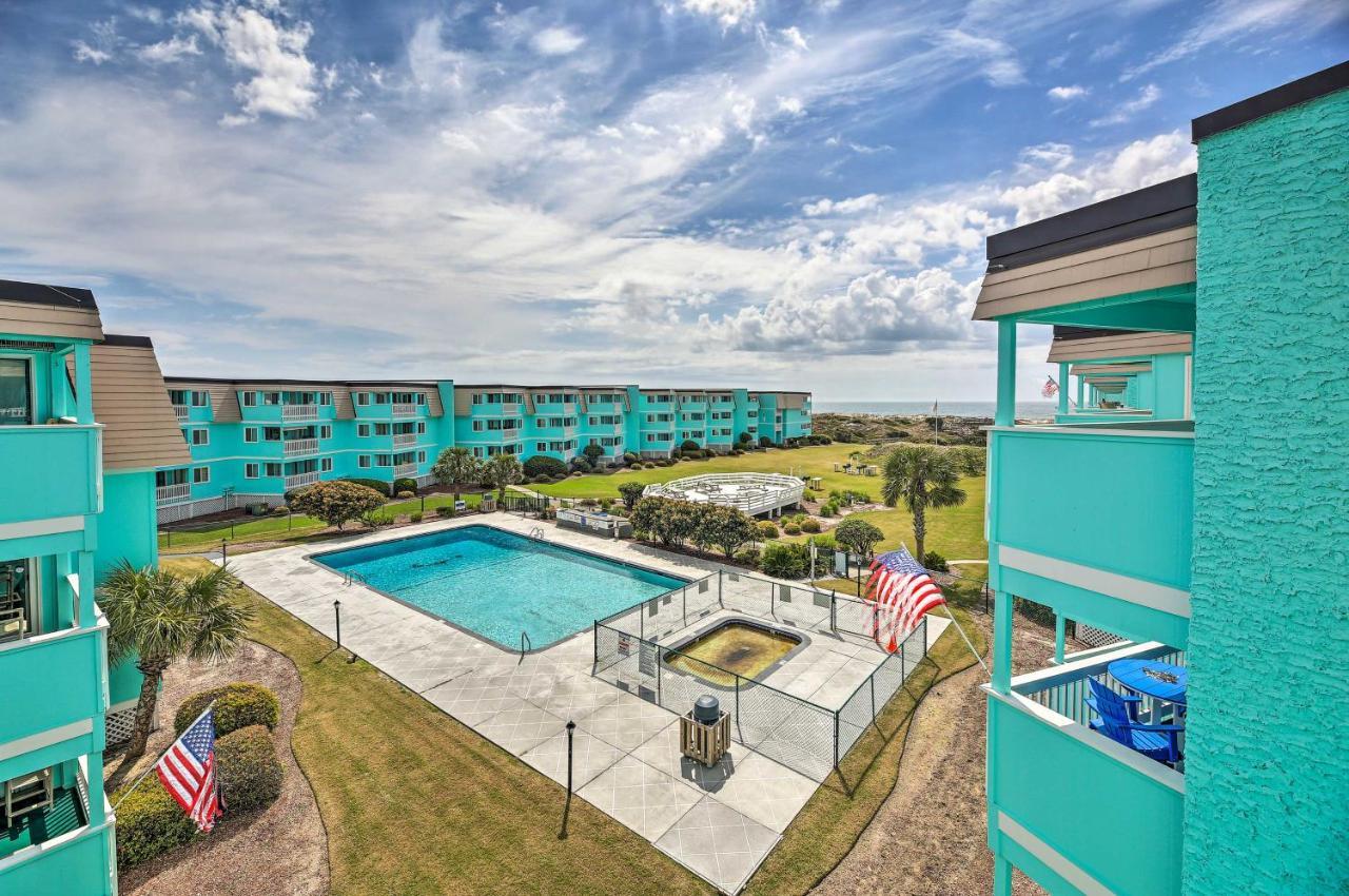 Beachfront Condo With Boardwalk And Pool Access! Atlantic Beach Buitenkant foto